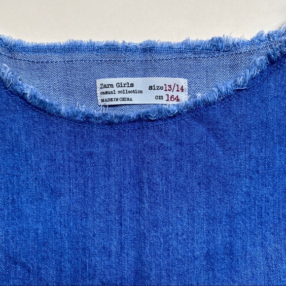 Zara Denim Tank Top - Picture 3 of 5